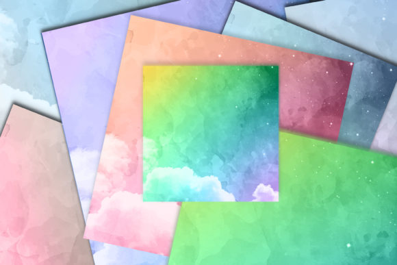 Beautiful Watercolor Clouds Gradients: A Guide for Designers and Crafters