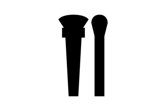 Brushes Glyph Icon: High-Resolution Assets for Modern Digital Workflows