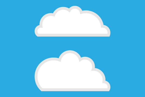 Cloud Illustration: Elevate Your Brand with Soft, Modern Vector Art