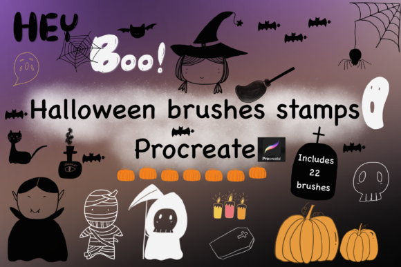 Elevating Digital Design Workflows with Halloween Brushes Stamps Procreate