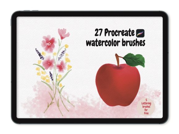 Mastering Digital Lettering: A Guide to Using the 27 Watercolor Brushes for Procreate