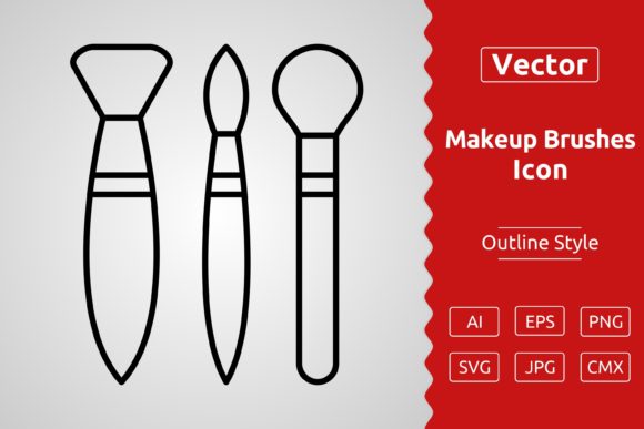 Mastering the Vector Makeup Brushes Outline Icon for Professional Design Projects