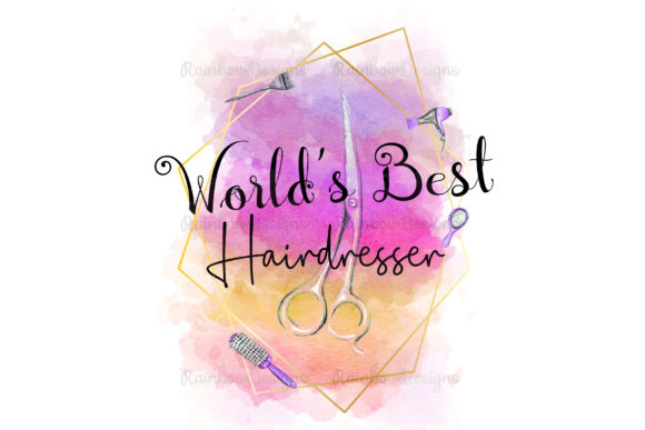World’s Best Hairdresser Frame Design